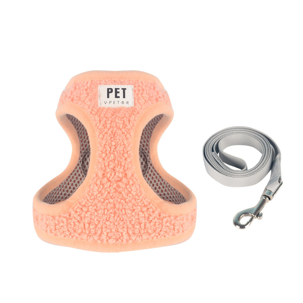 Small Dog Harness and Leash Set for Comfortable Walks