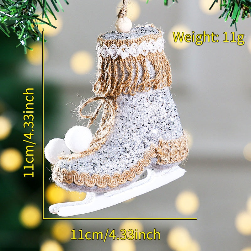 Pink Owl Christmas Tree Ornament With Festive Bell