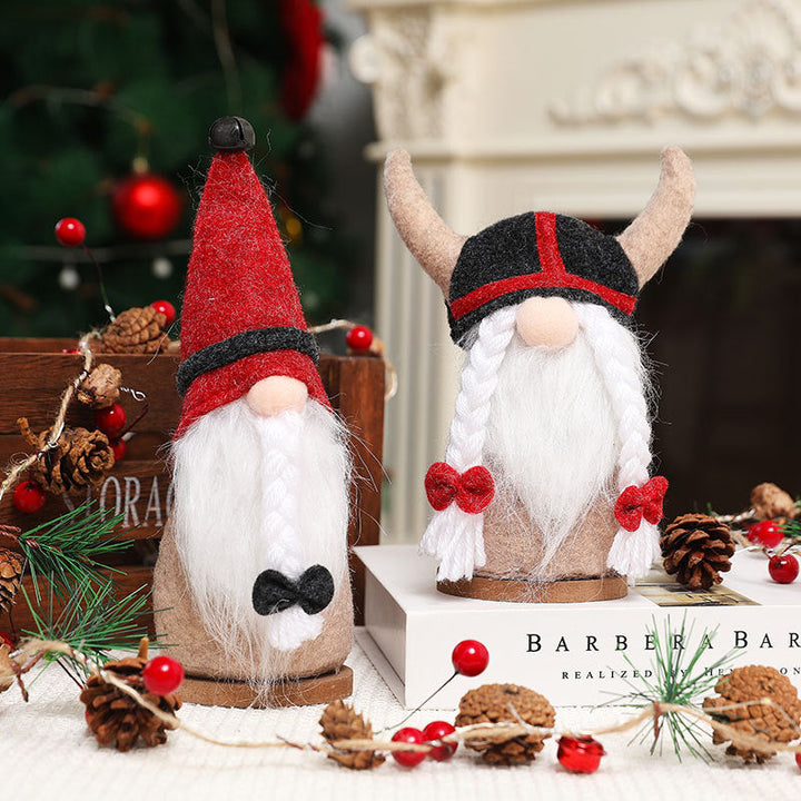 Pirate Viking Gnome Ornaments Festive Christmas Decor