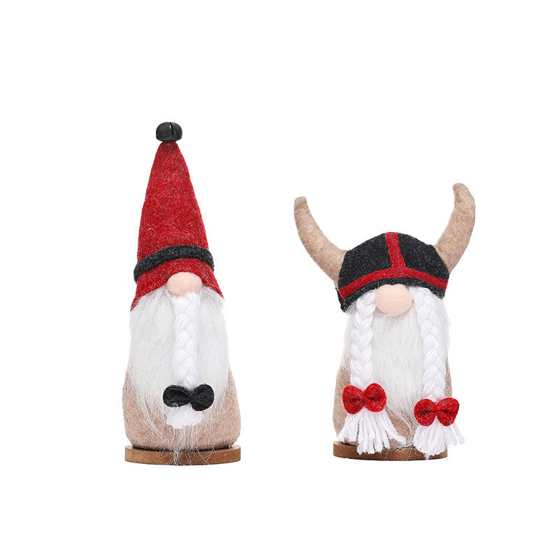Pirate Viking Gnome Ornaments Festive Christmas Decor