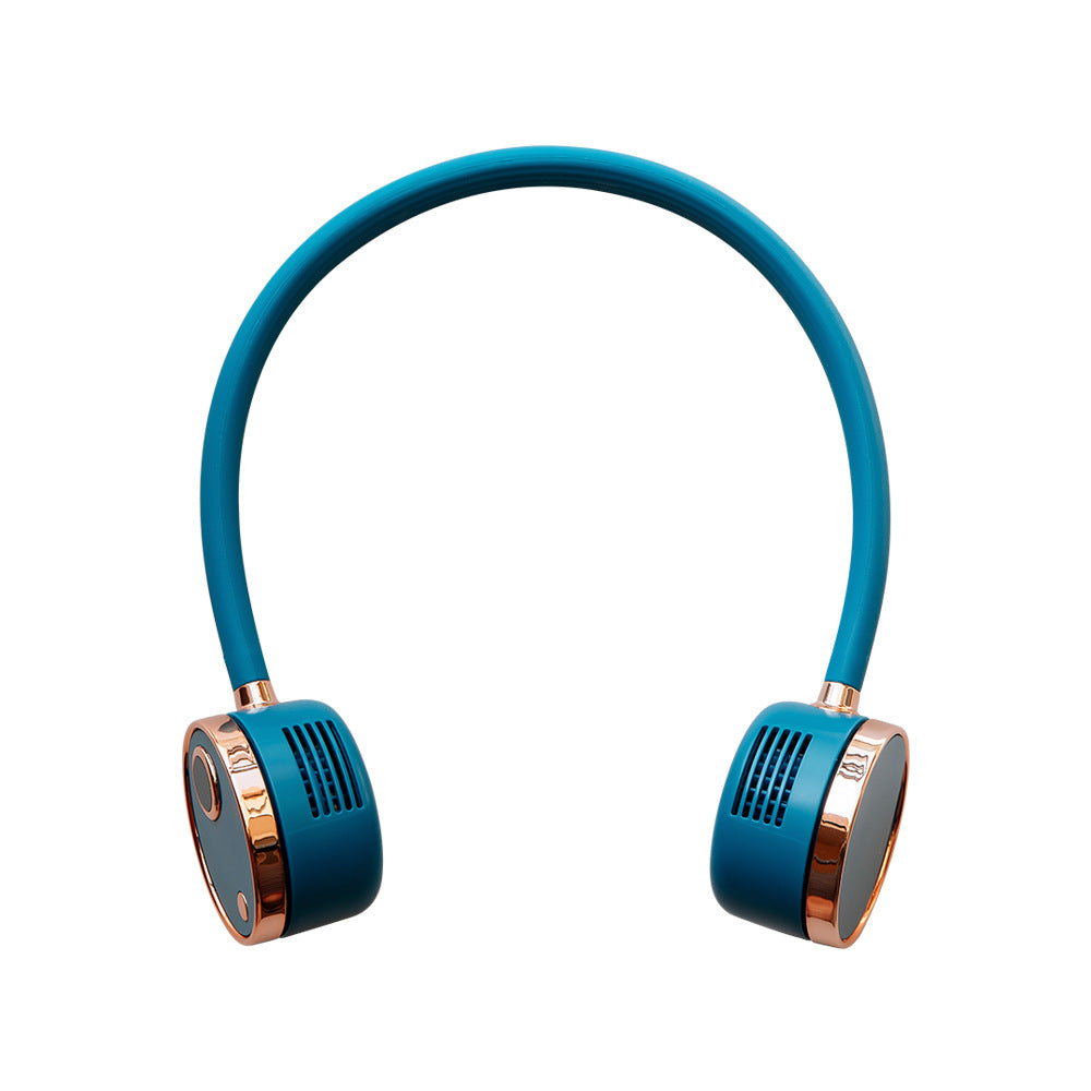 Hanging Neck Fan with Digital Display: Hands-Free Cooling