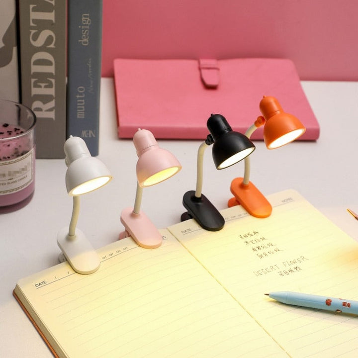 Mini Clip-On Book Light: Portable Reading Lamp for Bed