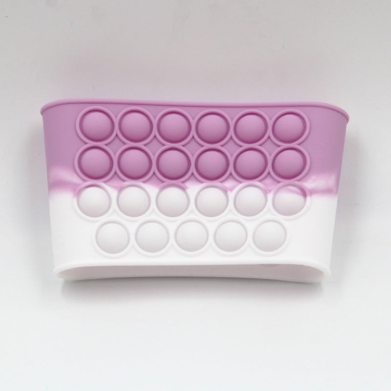 Silicone Bubble Cup Sleeve for Grip & Heat Comfort