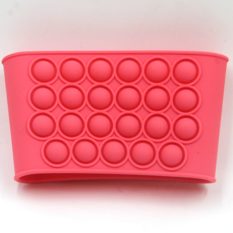 Silicone Bubble Cup Sleeve for Grip & Heat Comfort