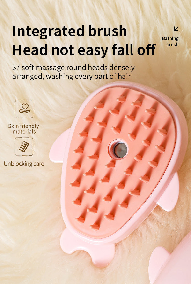 Rechargeable Spray Pet Brush for Easy Cat Grooming