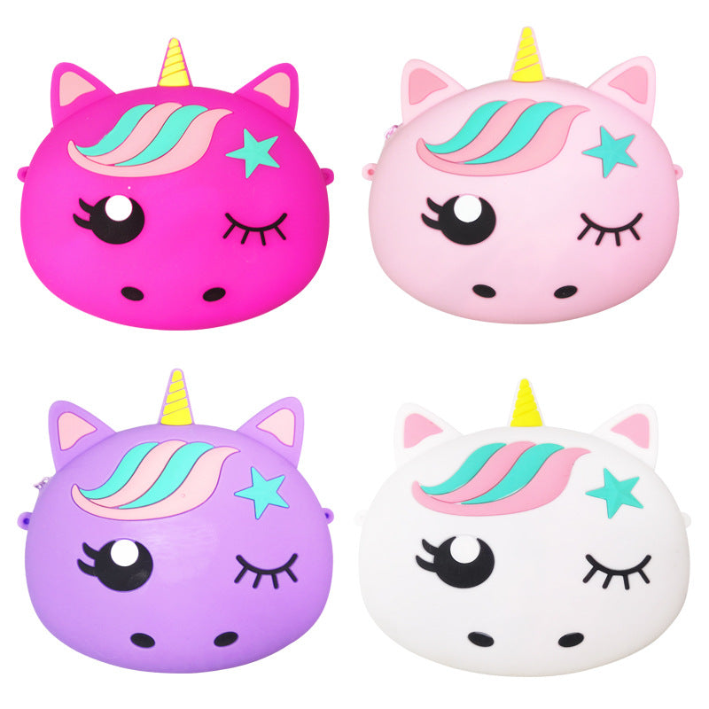 Unicorn Crossbody Bag for Kids, Fun Hands-Free Purse