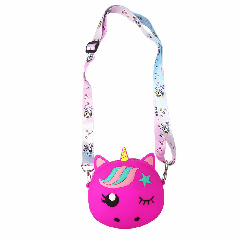 Unicorn Crossbody Bag for Kids, Fun Hands-Free Purse