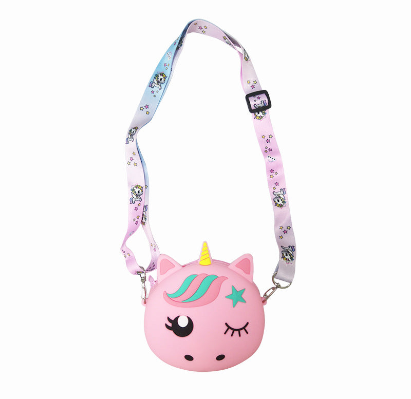 Unicorn Crossbody Bag for Kids, Fun Hands-Free Purse