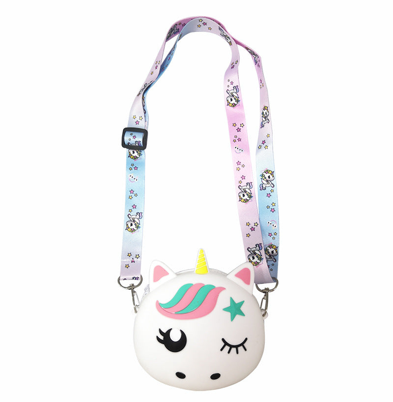 Unicorn Crossbody Bag for Kids, Fun Hands-Free Purse