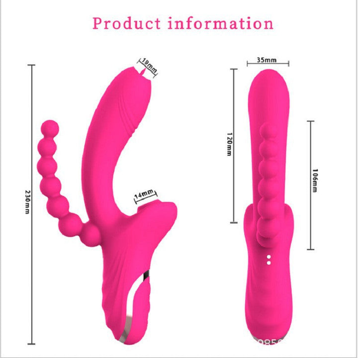 3-in-1 Rose Vibrator for Customizable Stimulation