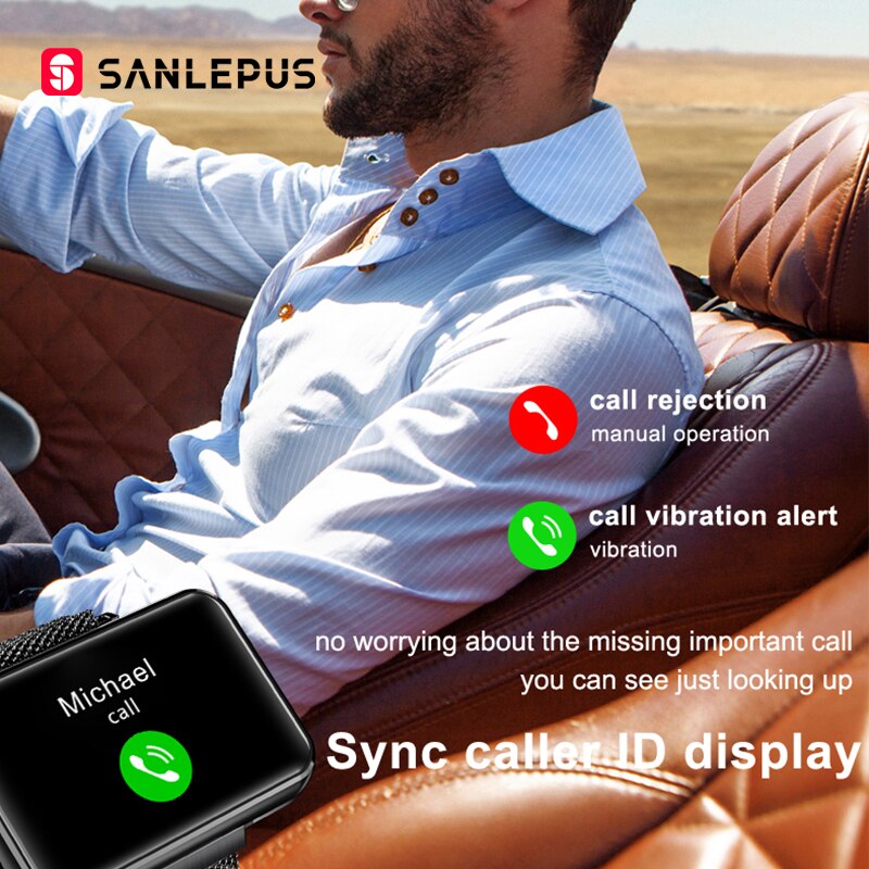 Smartwatch with Calls, Heart Rate & Fitness Tracking
