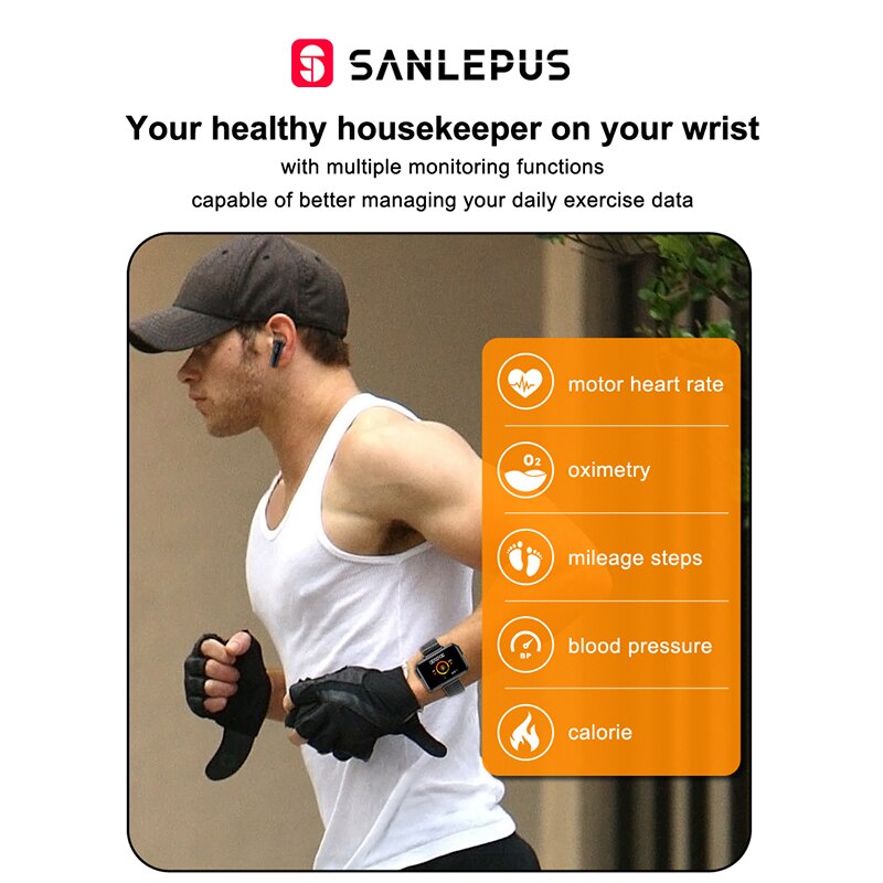 Smartwatch with Calls, Heart Rate & Fitness Tracking