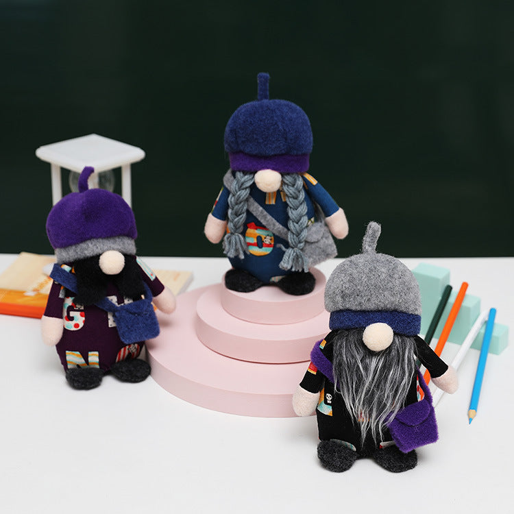 Back-to-School Gnome Trio for Playful Seasonal Decor