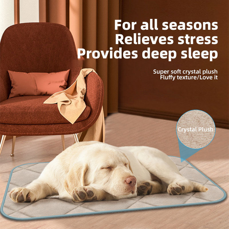 Self-Heating Pet Mat for Warm, Restful Pet Sleep