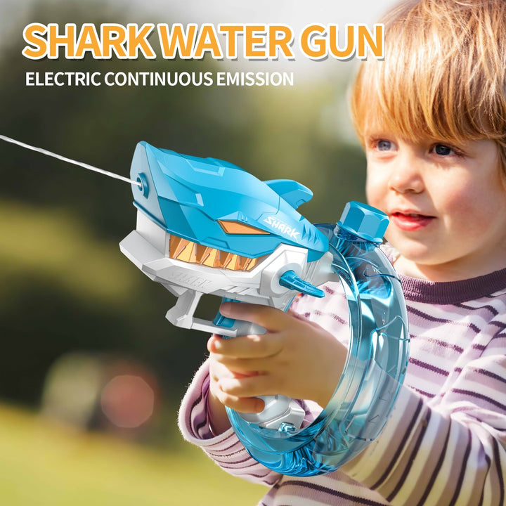 Electric Water Gun Toy Shark Continuous Water Blaster