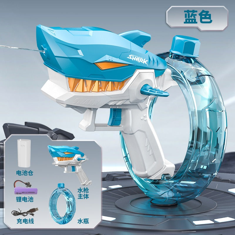 Electric Water Gun Toy Shark Continuous Water Blaster