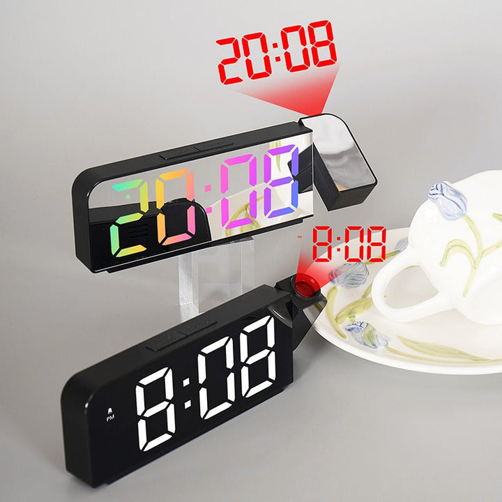 Projection Alarm Clock with Large Easy-Read LED Display
