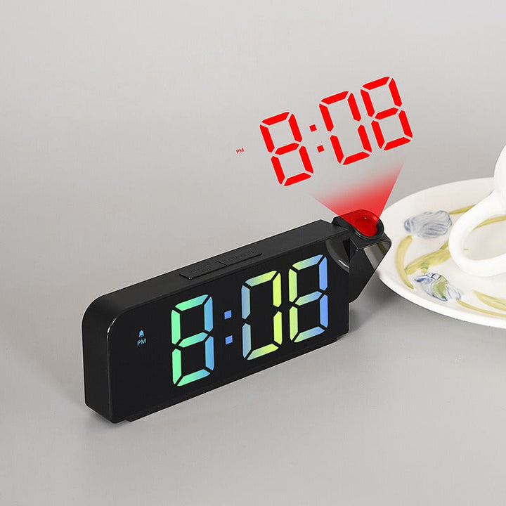 Projection Alarm Clock with Large Easy-Read LED Display
