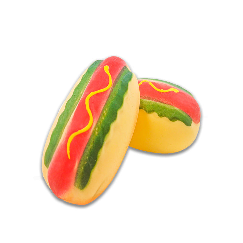 Slow-Rebound Hot Dog Fidget Toy for Tactile Play