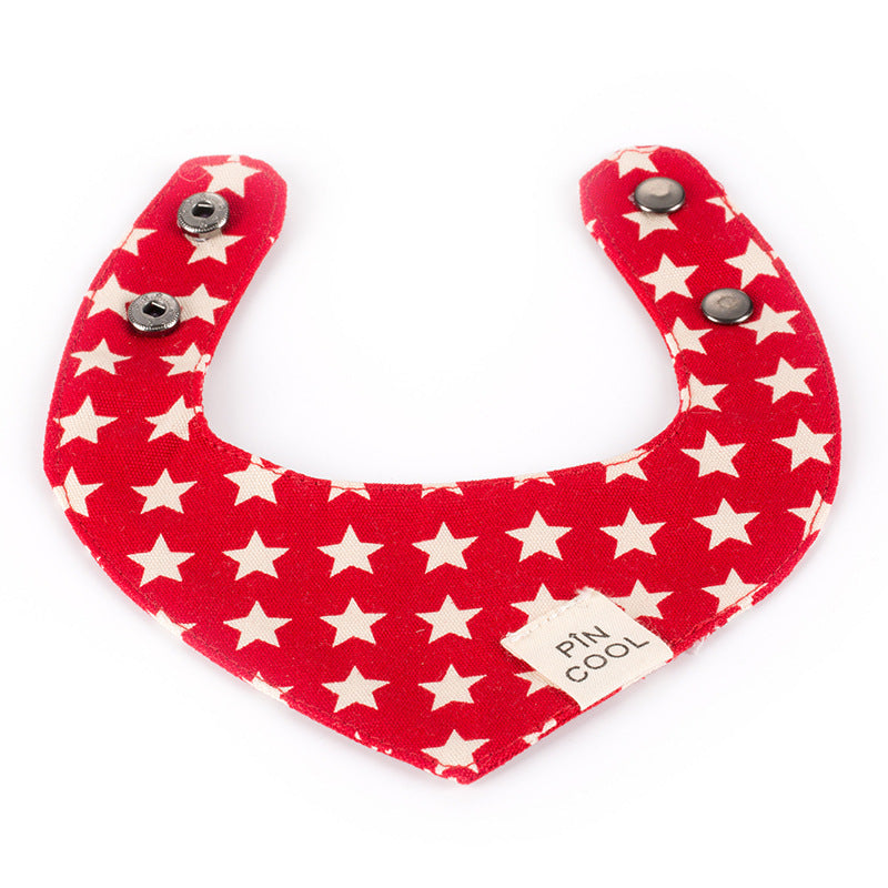 Small Dog Bib Set for Neater Mealtimes and Walks