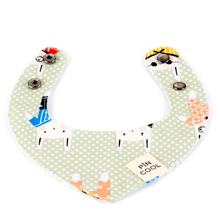 Dog Drool Bib Triangle Scarf for Small Dogs | Cute