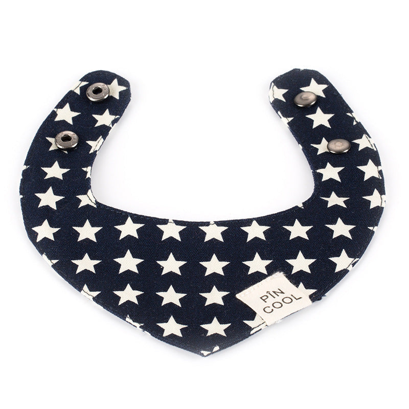 Small Dog Bib Set for Neater Mealtimes and Walks