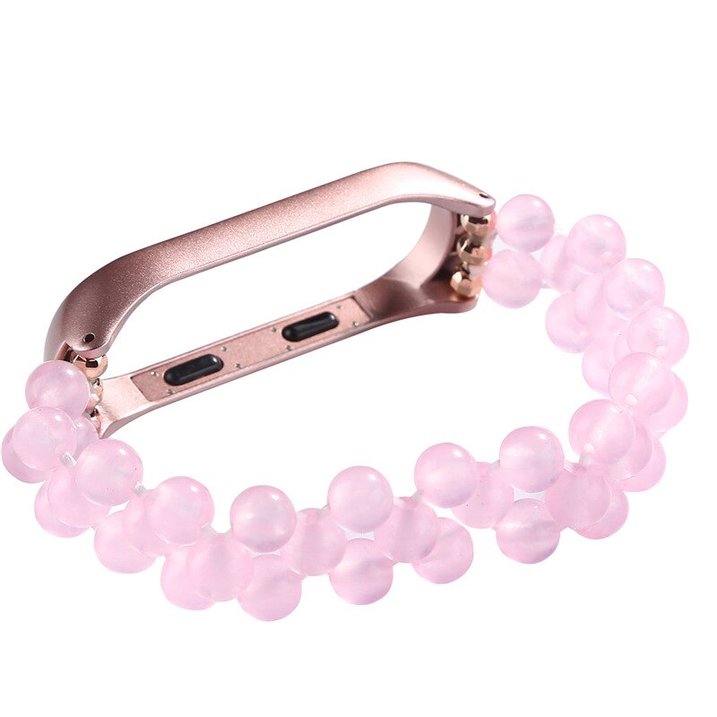 Beaded Stretch Strap for Mi Band 3 and 4 Fashion Look