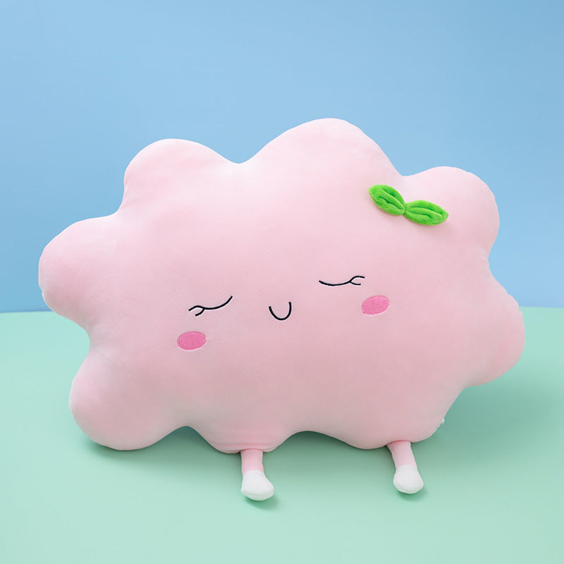 Plush Sun Pillow Cushion for Cozy Pastel Home Decor