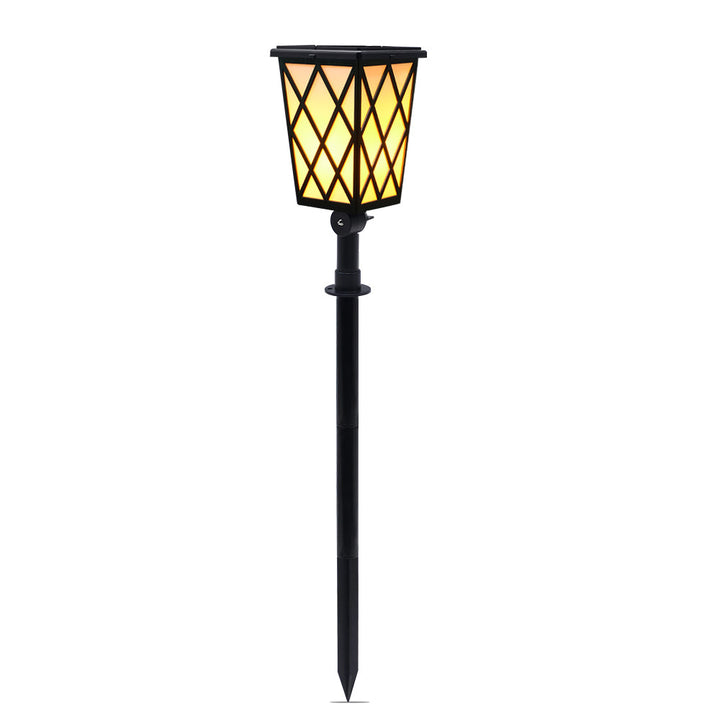 Solar Flame Garden Light for Lawns, Paths and Walls