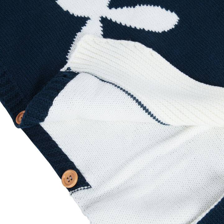 Knitted Baby Sleeping Bag for Warm Stroller Walks