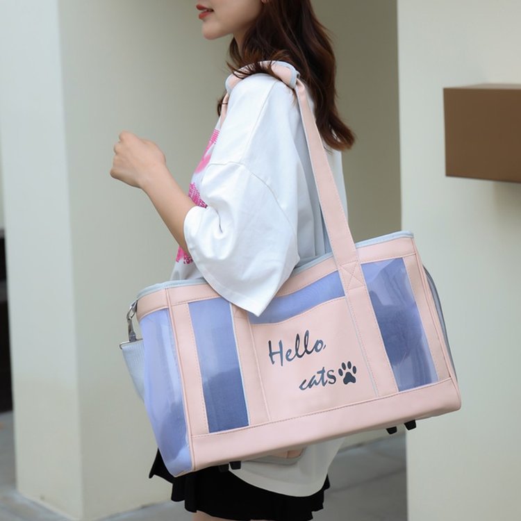 Pet Carrier Bag: Breathable Hands-Free Small Dog Travel
