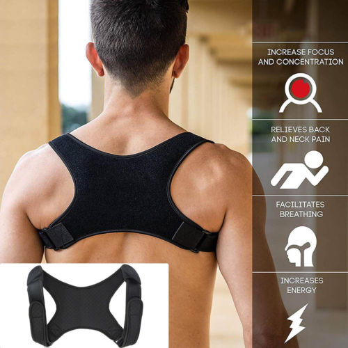 Posture Corrector Brace for Desk Work and Back Support