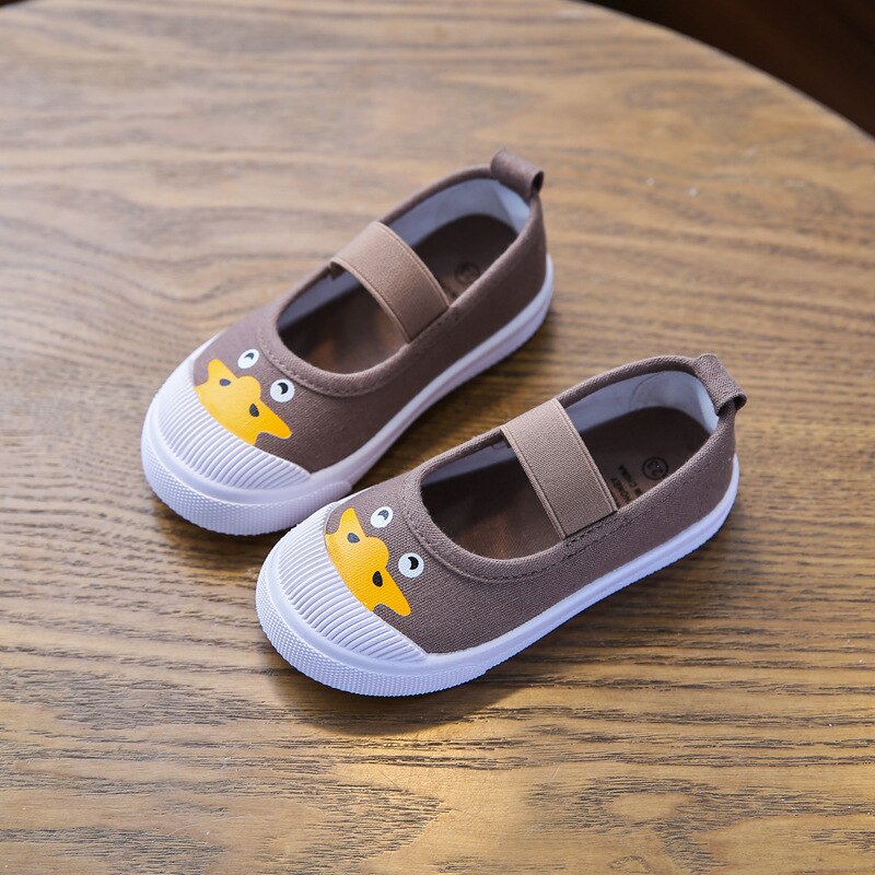 Kids Canvas Shoes With Easy Straps & Everyday Sole Grip