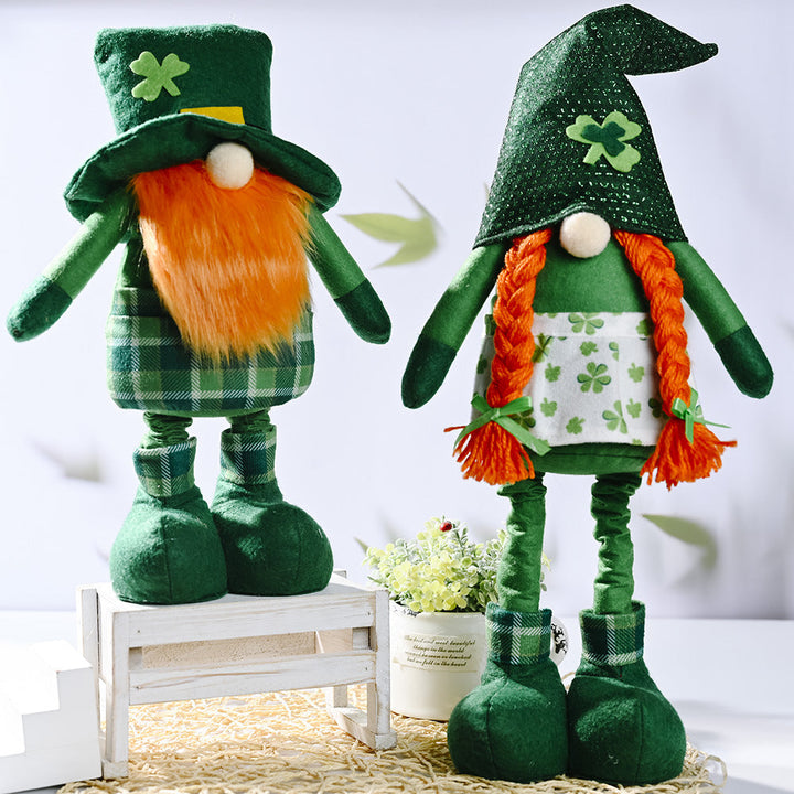 St. Patrick's Day Gnome Dolls Coordinated Holiday Pair