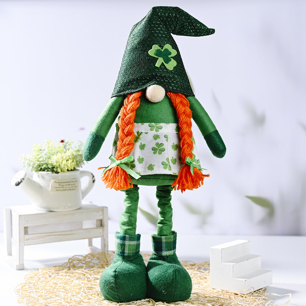 St. Patrick's Day Gnome Dolls Coordinated Holiday Pair