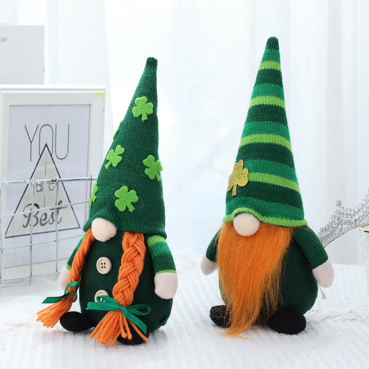 St. Patrick's Day Gnome Set for Festive Tabletop Decor