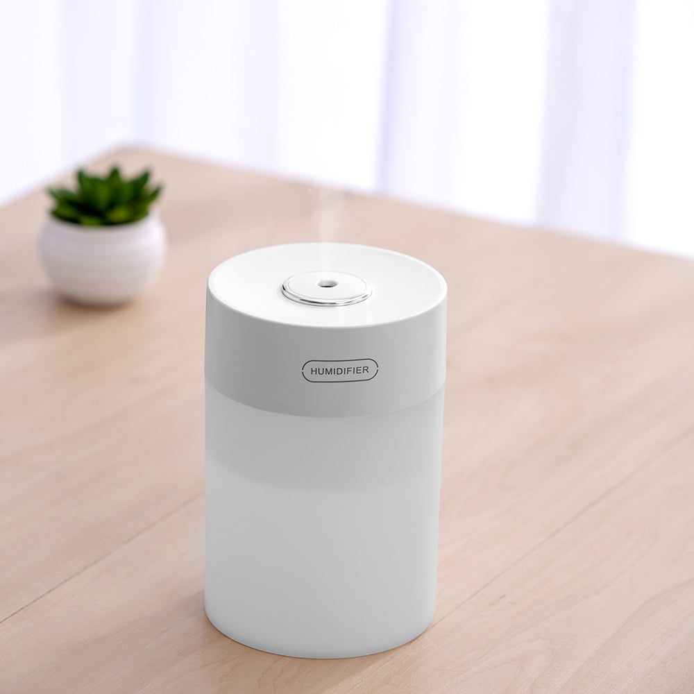 Mini USB Desktop Humidifier with Warm Glow Night Light