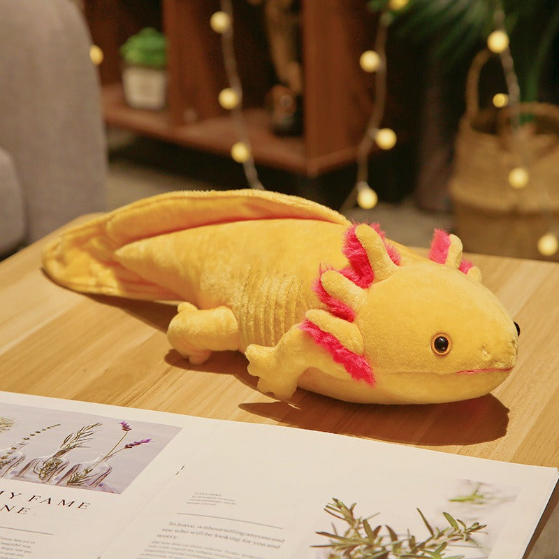 Salamander Plush Pillow: Cuddly Whimsical Room Decor