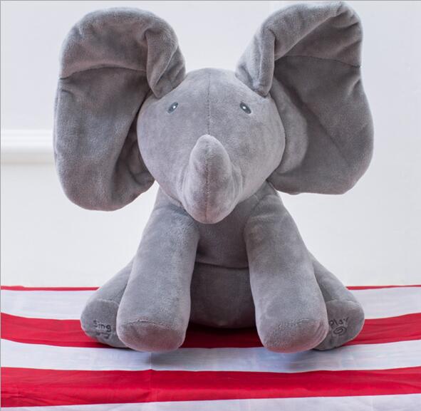 Peekaboo Elephant Plush Toy for Screen-Free Playtime