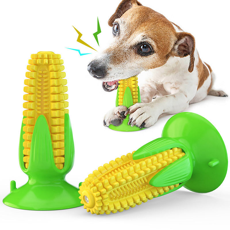 Suction-Cup Dog Chew Toy for Hands-Free Dental Play
