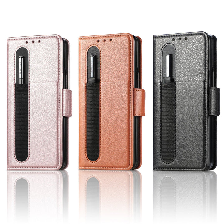 Galaxy Z Fold3 Wallet Case with S Pen Slot & Card Holder