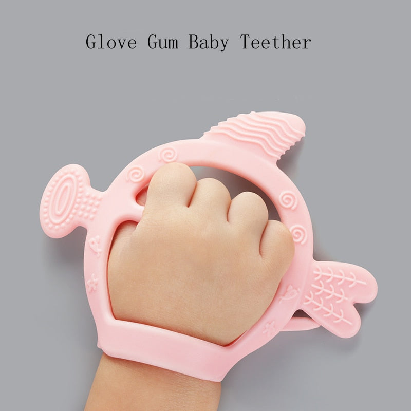 Silicone Baby Teething Glove for Soothing Gum Relief