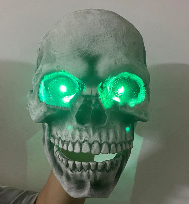 Movable Jaw Skull Mask for Realistic Halloween Costumes