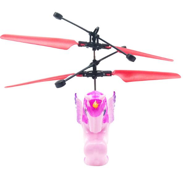 Hand-Controlled Flying Unicorn Toy for Indoor Play