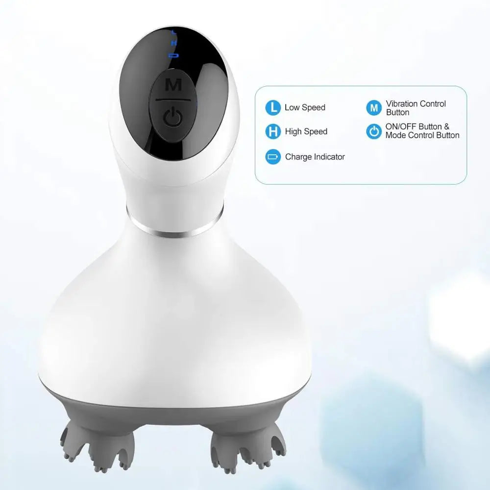 Cordless Scalp Massager: 28 Nodes for Evening Relaxation