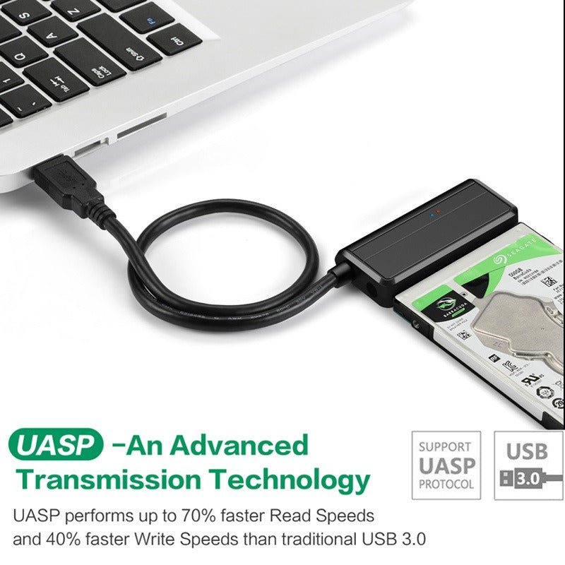 USB 3.0 to SATA Adapter Cable for Bare 2.5 and 3.5 Drives