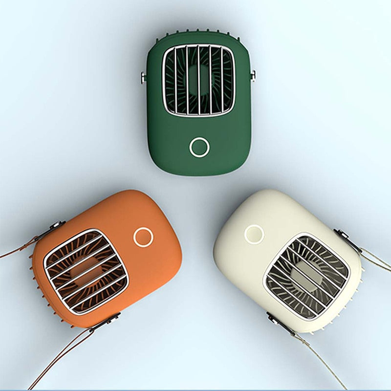 Hands-Free Portable Neck Fan for Commutes & Outdoors