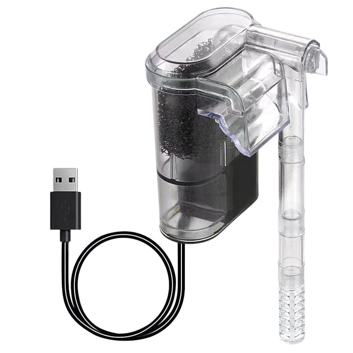 Mini Aquarium Filter – 250L/H USB Hanging Filter