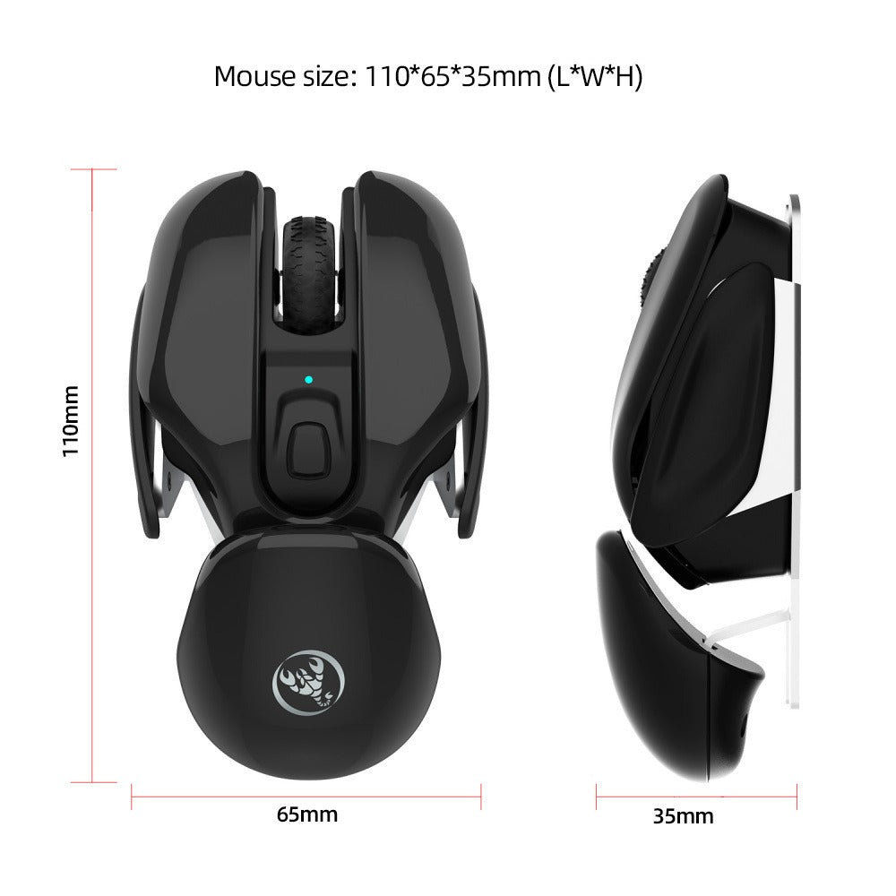 Rechargeable Pink Wireless Mouse 1600 DPI for Desks