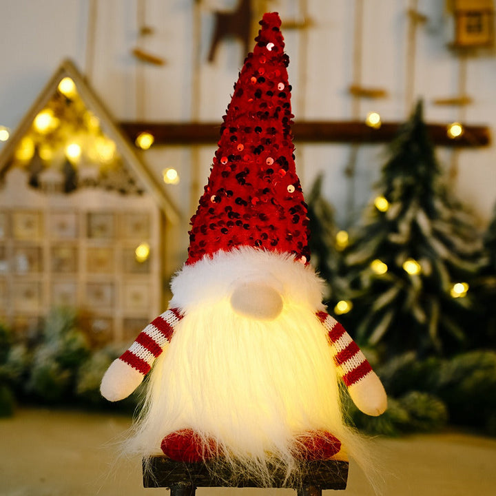 Light-Up Christmas Gnome Decor for Warm Ambiance